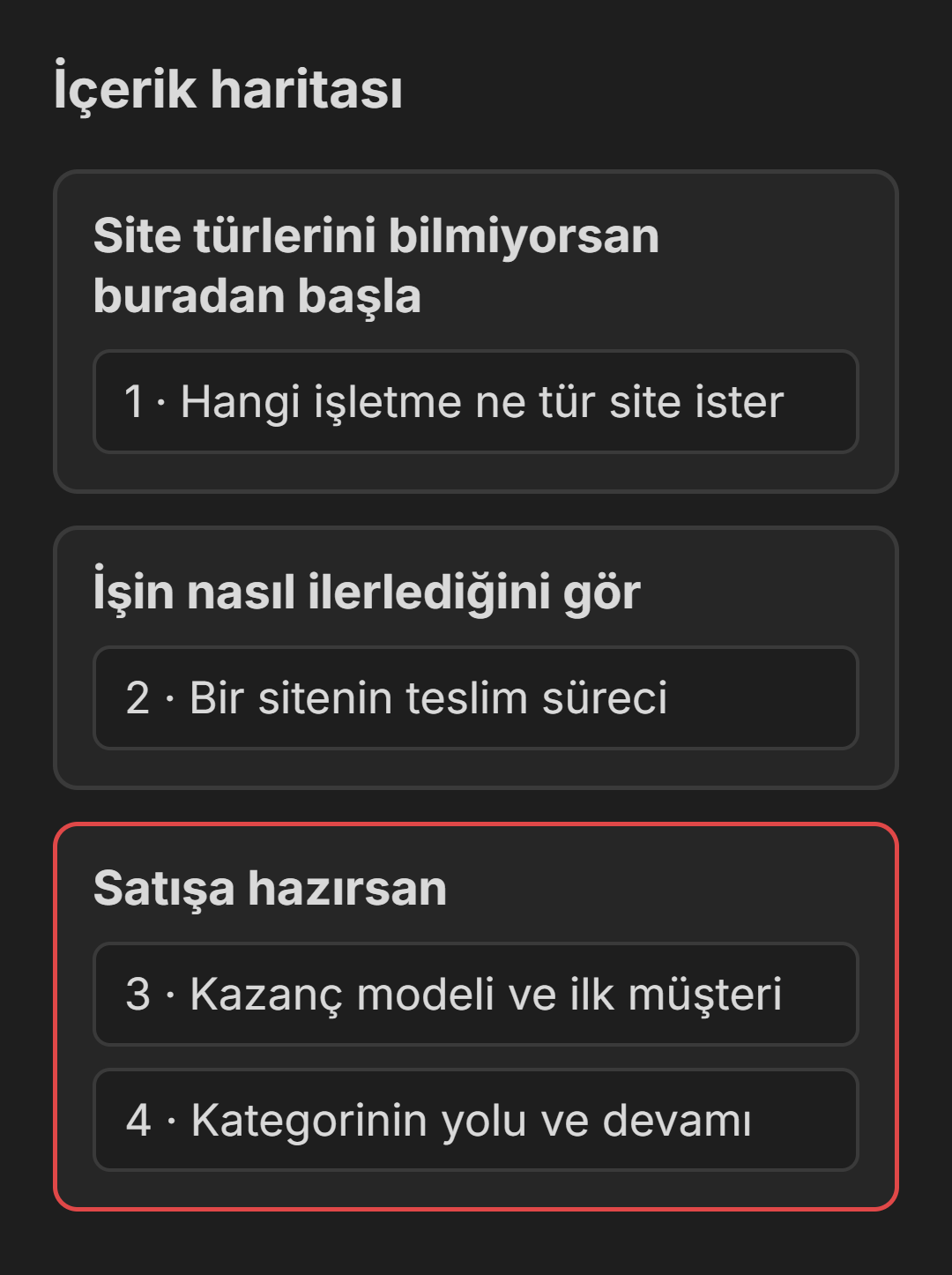 Eğitimin dört öğesi ve seviyeye göre başlanacak yerler